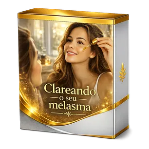 Capa do material Clareando o seu Melasma