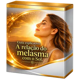 Capa do material Guia explicativo: A relação do melasma com o Sol